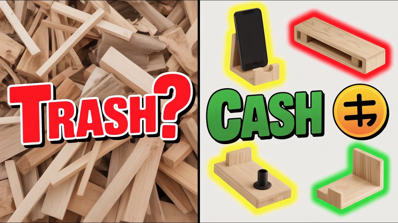 5 Scrap Wood Projects That Actually SELL Fast! - YouTube