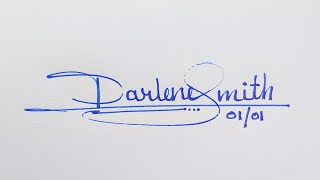 Signature Design Satish Calligraphy