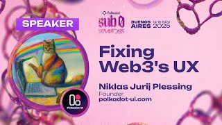 Fixing Web3s UX | sub0 2025
Niklas Plessing - Founder at polkadot-ui.com.
sub0 - Polkadot’s highly immersive three-day Polkadot flagship summit in Buenos Aires.
Enjoy this video? Check out the below resources to further explore the Polkadot DAO 👇
Social channels 💬
Twitter: https://twitter.com/Polkadot
Instagram: https://www.instagram.com/polkadotnetwork/
LinkedIn: https://www.linkedin.com/company/polkadot-network
Discord: https://dot.li/discord
Reddit: https://www.reddit.com/r/polkadot/
Other useful resources:
Get Started on Polkadot: https://polkadot.com/get-started
Explore the Polkadot platform: https://polkadot.com/platform
Learn about the Polkadot DAO: https://polkadot.com/platform/dao
Explore all things technical: https://wiki.polkadot.network/ Fixing Web3s UX | sub0 2025