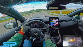 2024 RENAULT CLIO 1.0 TCE ESPRIT ALPINE  AUTOBAHN POV Test Drive I 4K