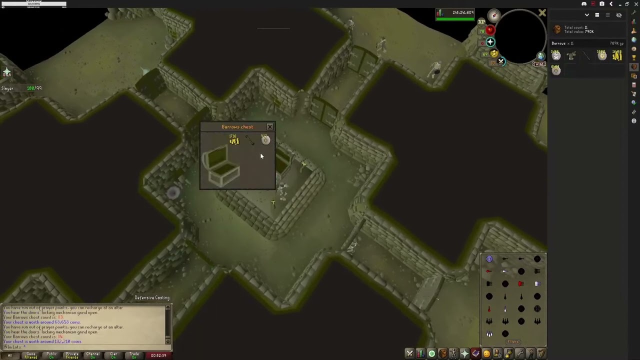 Barrows kc 84 - Ahrim's Staff