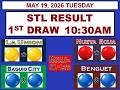 STL 1st Draw 1030am Result STL La Union Nueva Ecija Baguio Benguet MAY 19, 2026 TUESDAY