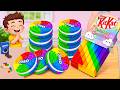 🍰Best Mini Rainbow Oreo &amp; KitKat Cake Recipe🍰Miniature Rainbow Chocolate Cake Tutorial 💖 Yummy Teeny