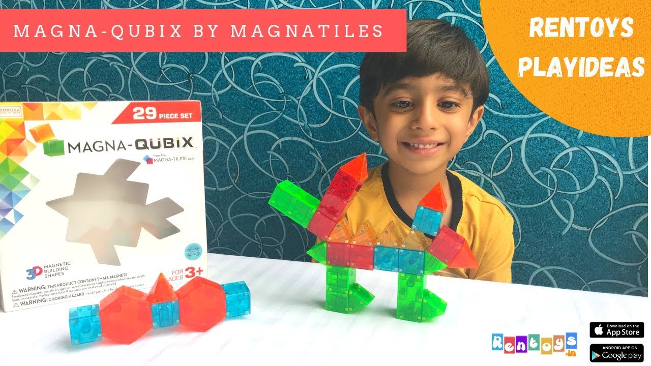 Magna-Qubix 85-Piece Original Magnetic Building Blocks Set