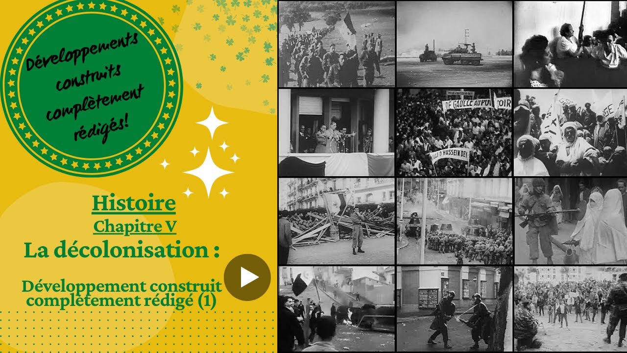 Chap.5-La décolonisation : Développement construit (1) #troisième#