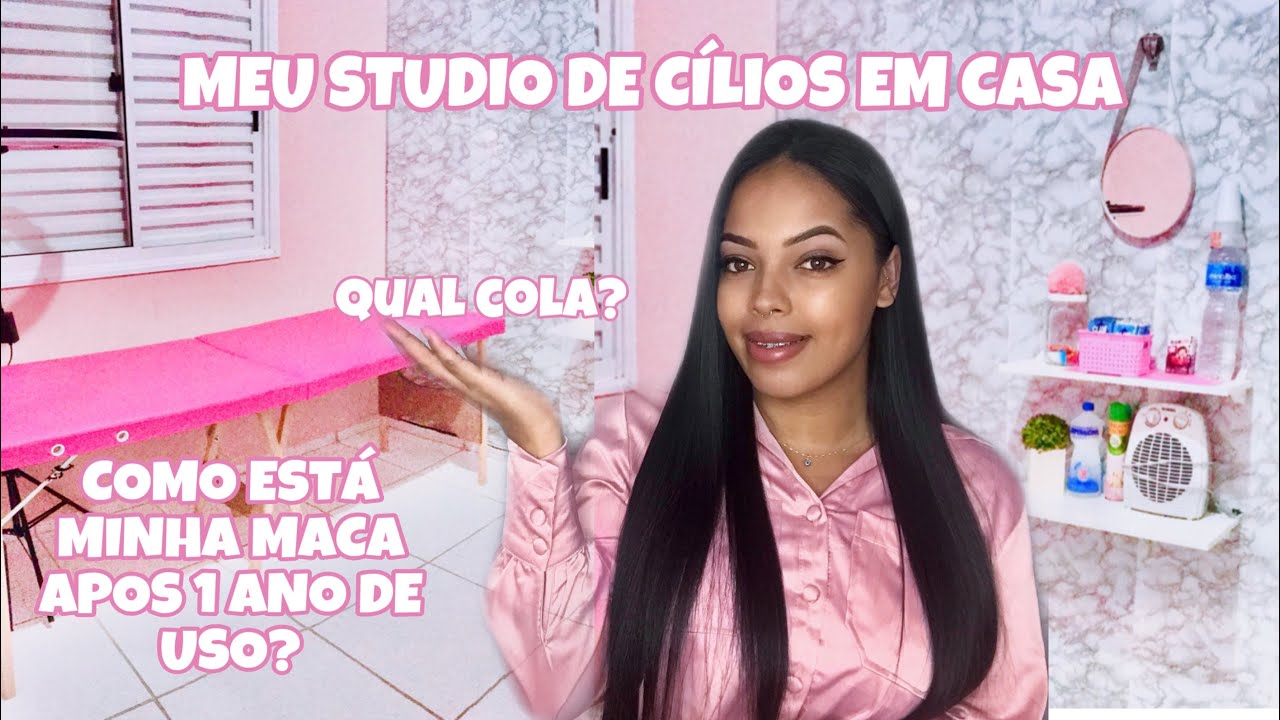 MEU STUDIO DE CÍLIOS EM CASA+MOSTREI TUDO PRA VOCÊS !