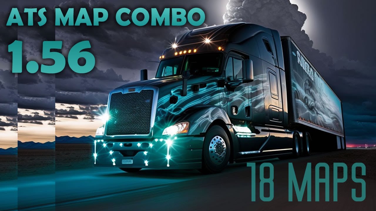 First Big Map Combo for ATS 1.56 * Guide in 2 minutes * with Reforma ...