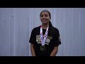 Sophia Lazaro (California), after winning the 16U GR title at the 2026 Women's National Duals