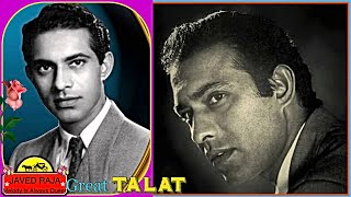 TALAT MEHMOOD-Film-CHIRAGH JALTA RAHA-(1962)-Mushkil Nikla Dil Ka Sambhalna-[ TRIBUTE ]