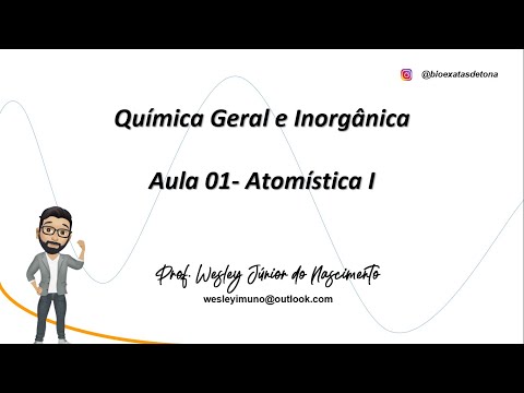 Química Geral e Inorgânica -Aula 01: Átomo de Dalton