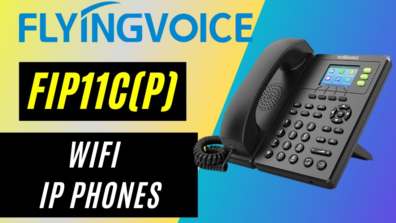 Flyingvoice FIP11C Color IP Phone with WiFi