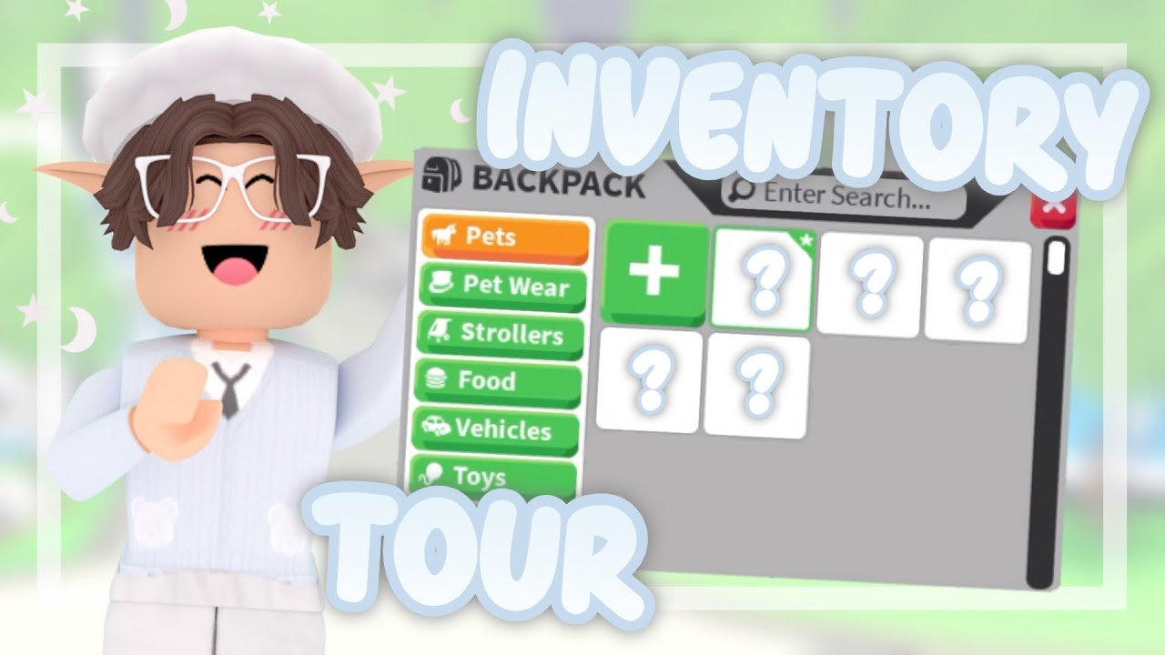 Inventory tour! / What's Inside my Inventory / Adopt me - YouTube