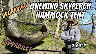 Upgrading Onewind Skyperch Hammock Tent | DIY Project Done At Camping Spot