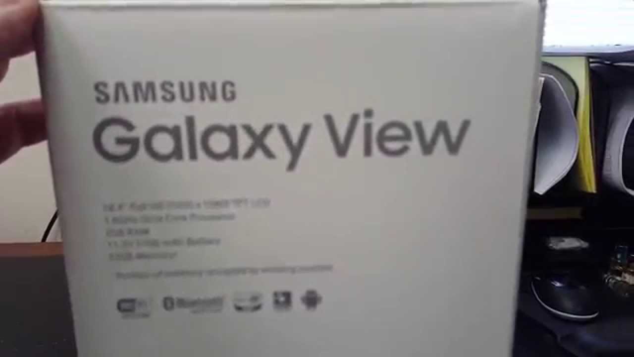 SAMSUNG GALAXY VIEW 18.4 TABLET Unboxing Video – in Stock at www.welectronics.com