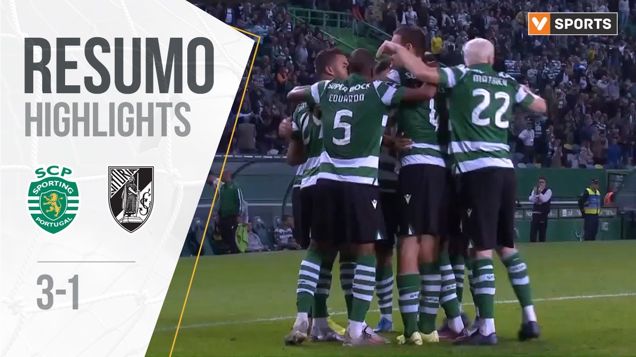 Highlights Resumo Sporting 3 1 Vitoria Sc Liga 19 20 8 Youtube