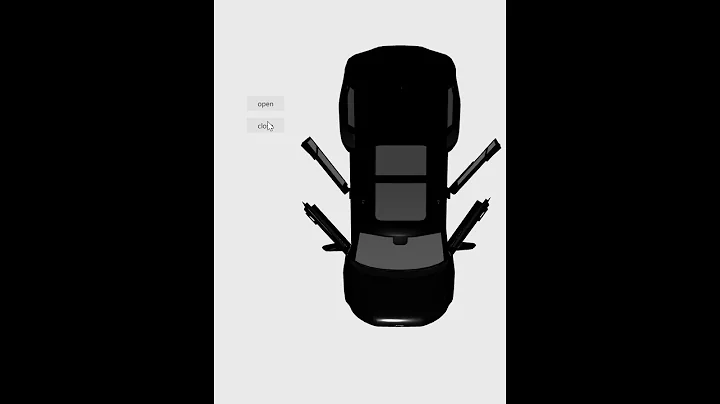 Qt Design Studio - State & Transition Animation Result