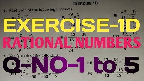 Rs Aggarwal Class 8 Math|Ex-1D|Rational numbers|Q-NO-1 to 5|#mathmanner #rationalnumbers #class8th