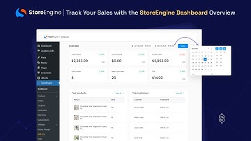 StoreEngine Dashboard Overview – Track Sales, Orders, Customers & More at a Glance