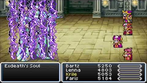 Final Fantasy V Advance GBA - All Dark Arts