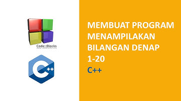 program menampilkan bilangan genap 1-20 c++
