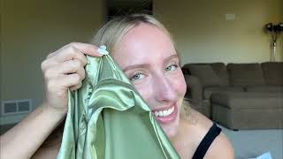 The COMFIEST Pajamas & Bathrobe! Crescentt Loungewear Try On Haul & Review by Isabelle Lynn