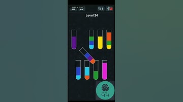 Colorful chaos or strategic brilliance Witness the challenge in Water Sort Puzzle #games #asmr #like