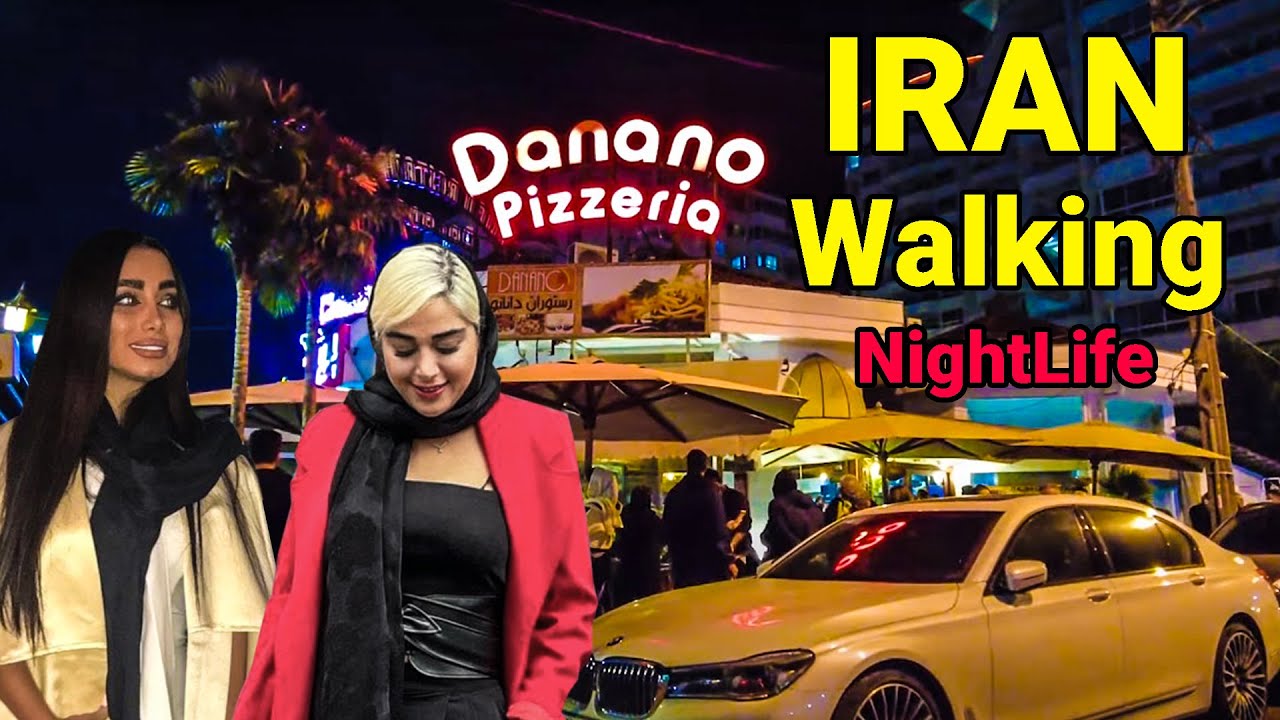 IRAN - NightLife In Motel Qu City Walking Tour On North Of iran 2022