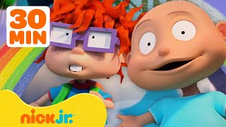 Rugrats Fight a Robot & Find Reptar! w/ Tommy, Chuckie & Angelica | 30 Minute Compilation | Nick Jr.