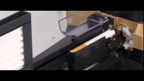 Close up view HSPT Golden Rainbow Automatic Cigarette Rolling Machine Fastest Cigarette Roller