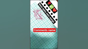 Just comment your name and I will write ur name in my next video #calligraphy #trending #art #shorts