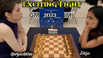 GM Aleksandra Goryachkina vs IM Divya Deshmukh | Fide World Blitz Championships 2023 | Round 11