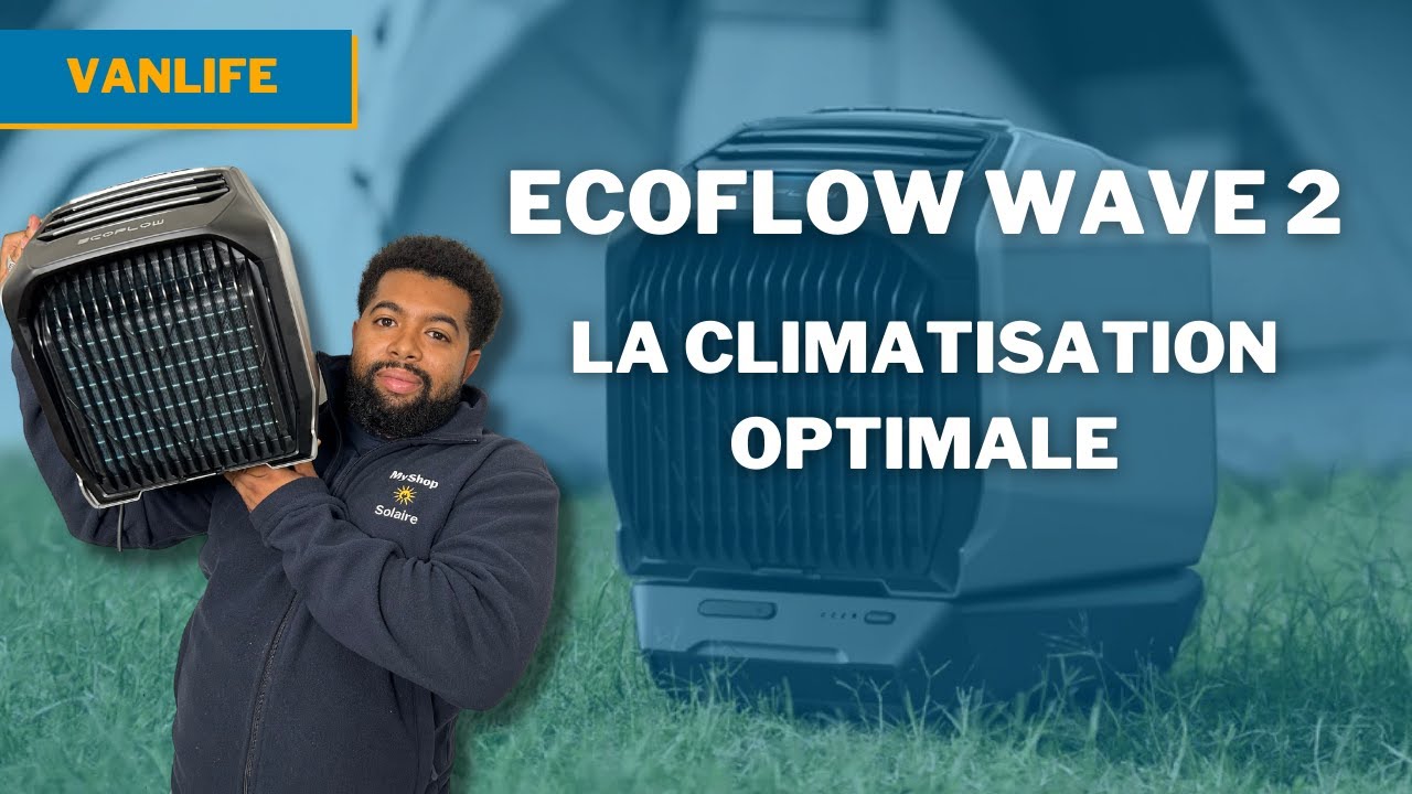 ECOFLOW WAVE 2 climatiseur et chauffage portable à batterie pour van,  camping-car, tente, tiny house