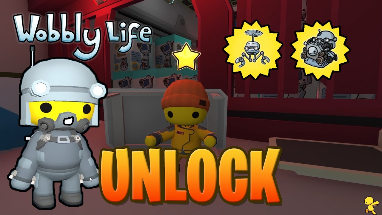 UNLOCK the ROBOT FLIGHT SUIT + COPTER BOT PET + 3 PRESENTS in Wobbly Life