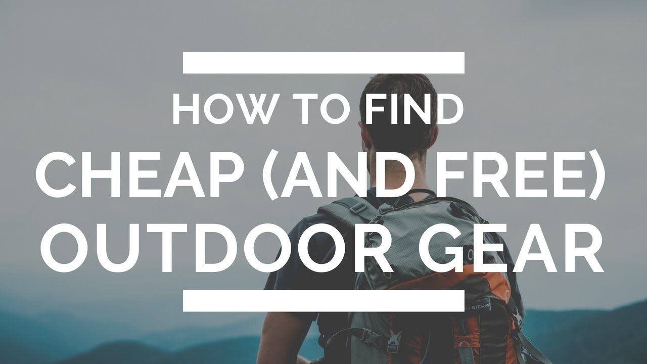 The Secrets to Scoring an Awesome Discount on Outdoor Gear