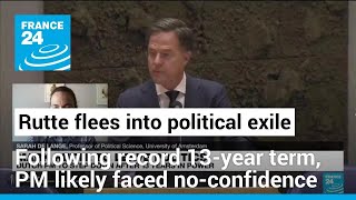 Amid 'multiple crises', Rutte 'recklessly' brings down govt, flees into self-imposed political exile