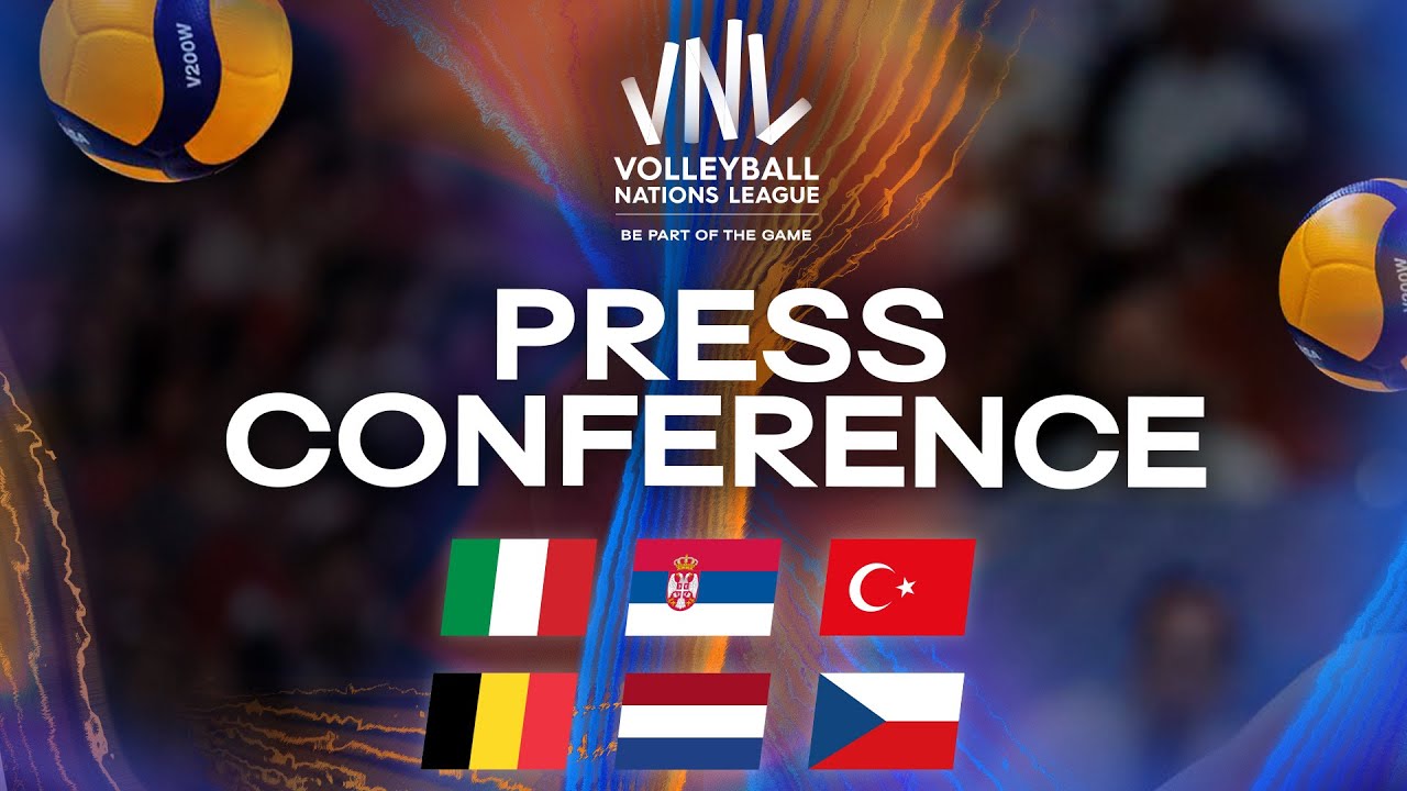 VNL Press Conference Women's Week 3 | Apeldoorn, Netherlands