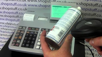 CASIO SE S3000 INSTRUCTIONS - HOW TO PROCESS A PLU SALE