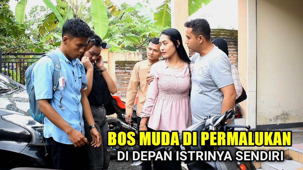 BOS MUDA SUKSES DIPERMALUKAN DIDEPAN ISTRINYA DIKIRA PEMBANTU setelah tau lihat yang terjadi