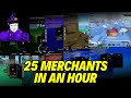 I got 25 Merchants and a Jester using 10 Accounts in Sol's RNG!