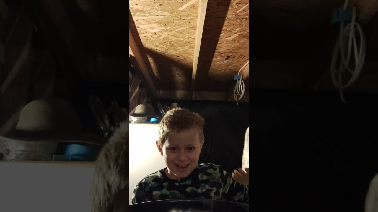 Bryan cooking with MawMaw C 