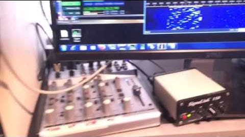 MFSK-32 ham radio digital mode example