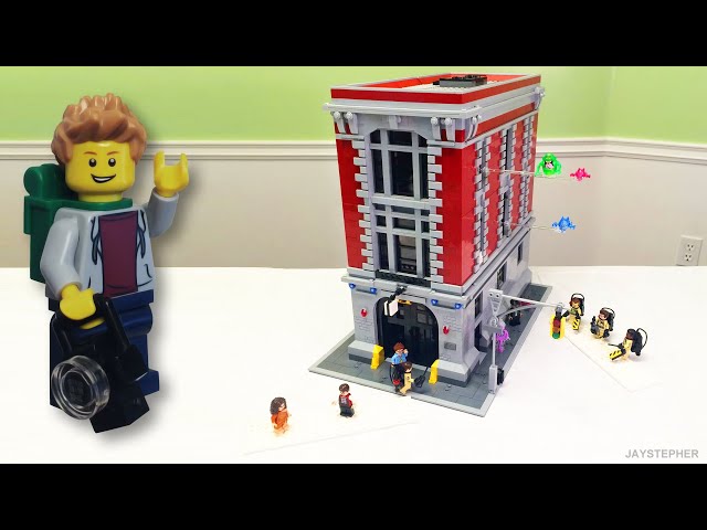 LEGO Ghostbusters Firehouse Headquarters Unboxing & Exploration