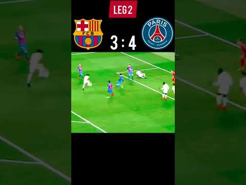 UCL Barcelona vs PSG Leg 2 highlights Greatest comeback ever🔥#vibe #shorts #football #trending