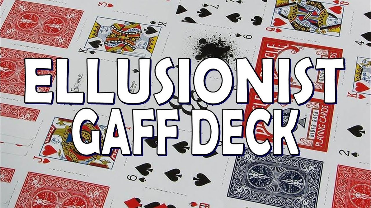 INVISIBLE IGNITE BICYCLE DECK OF PLAYING CARDS BY ELLUSIONIST MAGIC TRICKS GAFF 