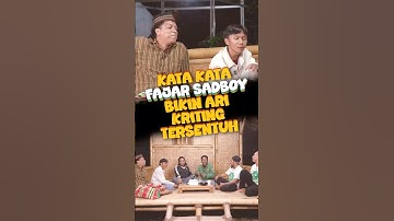 Titik kumpul debat perkara kata kata fajar sadboy yg menyentuh #fajarsadboyterbaru #titikkumpul