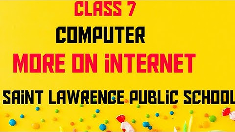 2.9.20 Class 7 Computer  Ch.12 More on internet part 3