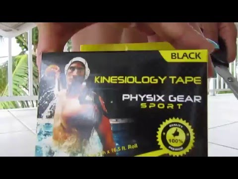 BEST KINESIOLOGY TAPE - CUSTOMER REVIEW - Unboxing - Physix Gear Sport