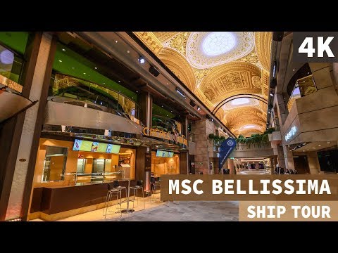 MSC Bellissima Ship Tour (4K - Ultra HD)