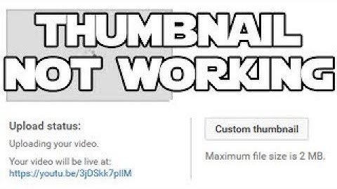 How To Fix " YouTube Custom Thumbnails Not Loading" Issue!