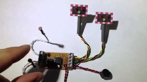 Automatic Level Crossing Signal (With Sound) - Model Railway - Pre-Built Electronics